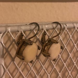 Francesca’s white stone earrings